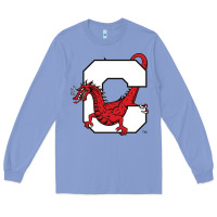 Colony Blue suny cortland red dragons Long Sleeve Tee - linhVisuals