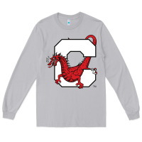 Moon Dust suny cortland red dragons Long Sleeve Tee - linhVisuals