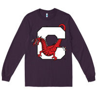 Plum suny cortland red dragons Long Sleeve Tee - linhVisuals