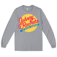 Heather Grey johnny rockets Long Sleeve Tee - linhVisuals