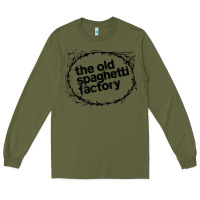 Army Green old spaghetti factory Long Sleeve Tee - linhVisuals