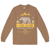 Toasted Coconut womens lake tahoe national park california nevada vintage bear men v n Long Sleeve Tee - linhVisuals