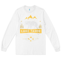 White womens lake tahoe national park california nevada vintage bear men v n Long Sleeve Tee - linhVisuals