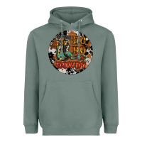 Sage Christmas Cowboy Boots Heavyweight Hoodie - RanaPortraitStore
