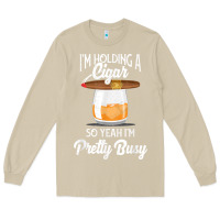 Mushroom cigar smoking tshirt smoking whiskey drinking dad tee gift Long Sleeve Tee - linhVisuals
