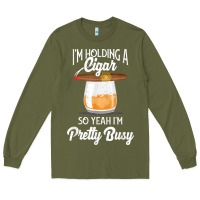 Cigar Smoking Tshirt Smoking Whiskey Drinking Dad Tee Gift Long Sleeve Tee | Teevron