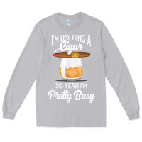 Moon Dust cigar smoking tshirt smoking whiskey drinking dad tee gift Long Sleeve Tee - linhVisuals
