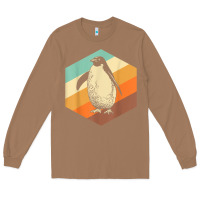 Toasted Coconut penguin retro vintage style penguin Long Sleeve Tee - linhVisuals