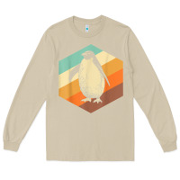 Mushroom penguin retro vintage style penguin Long Sleeve Tee - linhVisuals