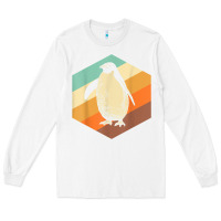 White penguin retro vintage style penguin Long Sleeve Tee - linhVisuals