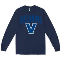 Navy villanova university Long Sleeve Tee - linhVisuals