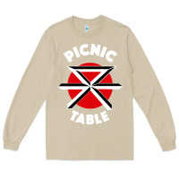 Mushroom picnic table parody Long Sleeve Tee - linhVisuals