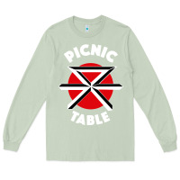 Matcha picnic table parody Long Sleeve Tee - linhVisuals