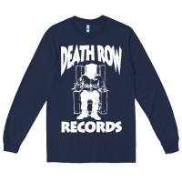 Navy death row records Long Sleeve Tee - linhVisuals