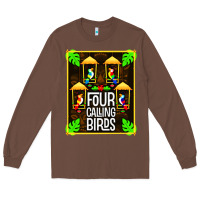 Chestnut four calling birds Long Sleeve Tee - linhVisuals