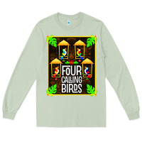 Matcha four calling birds Long Sleeve Tee - linhVisuals