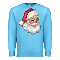 Ocean Blue Santa Claus Premium Sweatshirt - RanaPortraitStore
