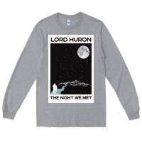 Heather Grey lord huron the night we met Long Sleeve Tee - linhVisuals