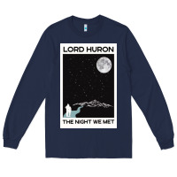 Navy lord huron the night we met Long Sleeve Tee - linhVisuals