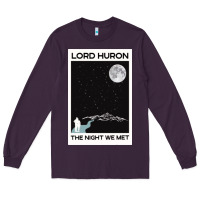 Plum lord huron the night we met Long Sleeve Tee - linhVisuals