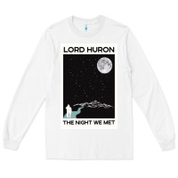 White lord huron the night we met Long Sleeve Tee - linhVisuals