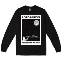 Black lord huron the night we met Long Sleeve Tee - linhVisuals