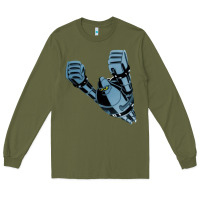 Army Green gigantor tetsujin Long Sleeve Tee - linhVisuals