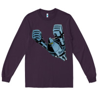 Plum gigantor tetsujin Long Sleeve Tee - linhVisuals