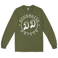 Army Green designated driver funny gift tee Long Sleeve Tee - linhVisuals