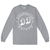 Heather Grey designated driver funny gift tee Long Sleeve Tee - linhVisuals
