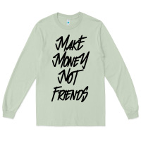 Matcha make money not friends Long Sleeve Tee - linhVisuals