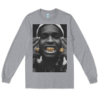 Heather Grey Asap Rocky Long Sleeve Tee - linhVisuals