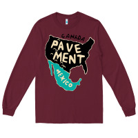 Burgundy pavement area Long Sleeve Tee - linhVisuals