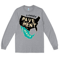 Heather Grey pavement area Long Sleeve Tee - linhVisuals