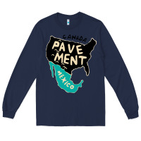 Navy pavement area Long Sleeve Tee - linhVisuals