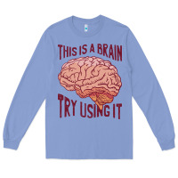 Colony Blue Brain Long Sleeve Tee - linhVisuals