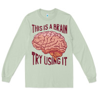 Matcha Brain Long Sleeve Tee - linhVisuals