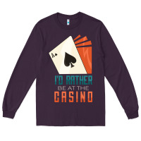 Plum Casino Long Sleeve Tee - linhVisuals