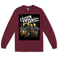 Burgundy soul asylum Long Sleeve Tee - linhVisuals