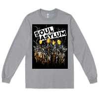 Heather Grey soul asylum Long Sleeve Tee - linhVisuals