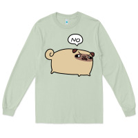 Matcha no pug Long Sleeve Tee - linhVisuals
