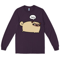Plum no pug Long Sleeve Tee - linhVisuals