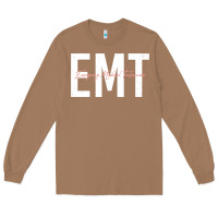 Toasted Coconut emt emergency medical technician ems first responder medic sweatshirt Long Sleeve Tee - linhVisuals