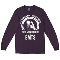 Plum emt shirts for women  emt pullover hoodie Long Sleeve Tee - linhVisuals