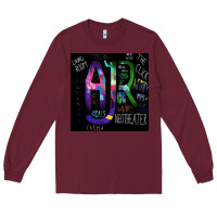 Burgundy #ajr (9) Long Sleeve Tee - linhVisuals