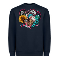 Navy nurse hearts Heavyweight Sweatshirt - Jasminsmagicworld