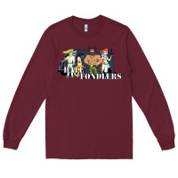 Burgundy ball fondlers Long Sleeve Tee - linhVisuals