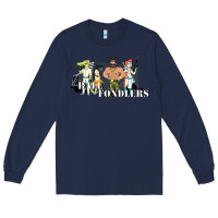 Navy ball fondlers Long Sleeve Tee - linhVisuals