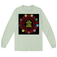 Matcha king gizzard & the lizard wizard Long Sleeve Tee - linhVisuals