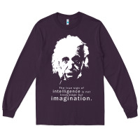 Plum albert einstein quote1 Long Sleeve Tee - linhVisuals